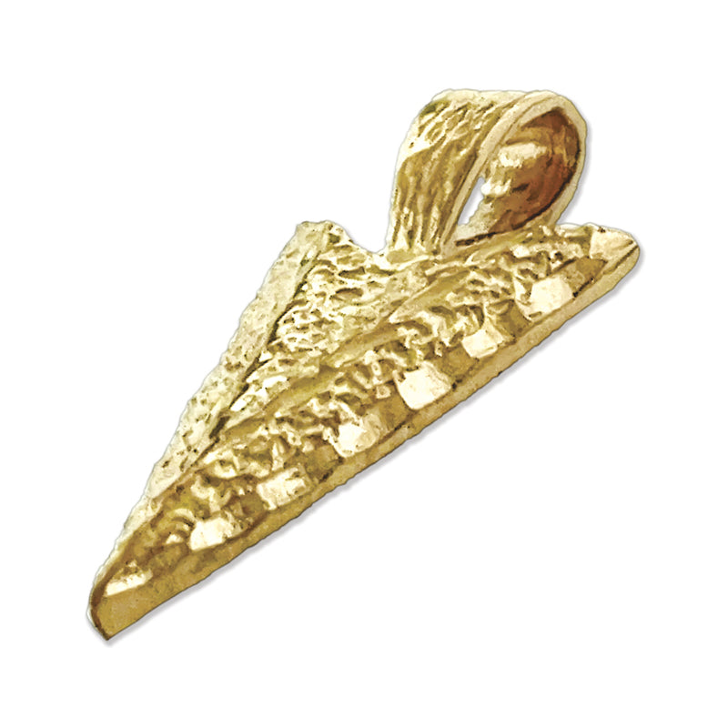 14K Gold Pfeilspitzen-Charm-Gleitanhänger
