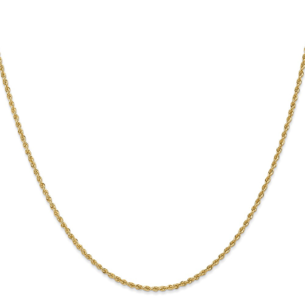 10K Gelbgold 1.6mm Massiv Normal Kordel Halskette