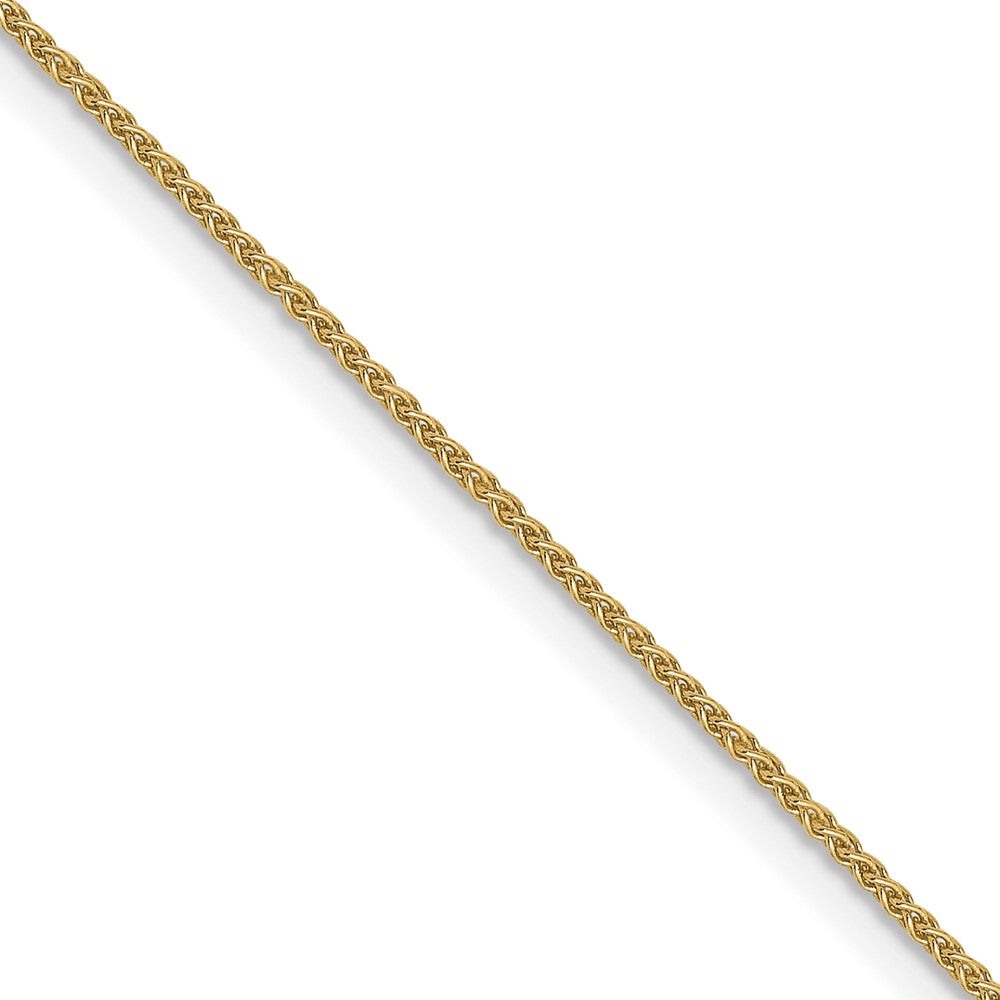 10K Gelbgold.8mm Ährenkette Halskette