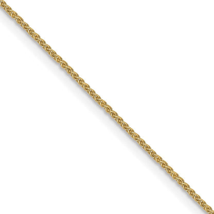 10K Gelbgold.8mm Ährenkette Halskette