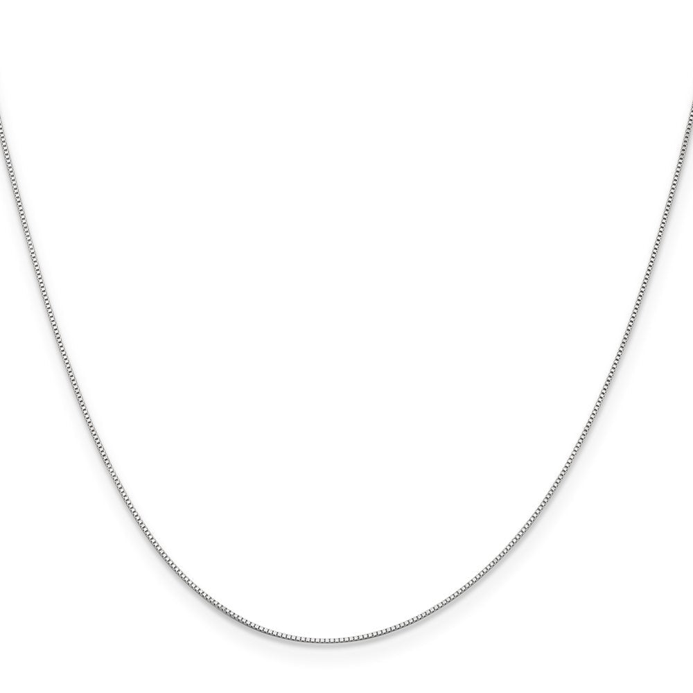 10K Weißgold.5mm Baby Venezianer Halskette