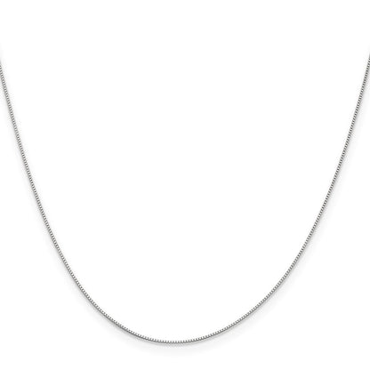 10K Weißgold.5mm Baby Venezianer Halskette