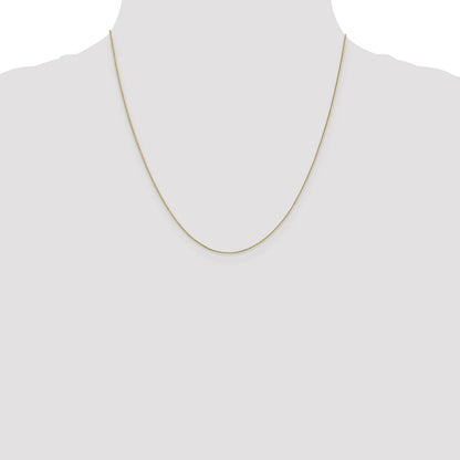 10K Weißgold.5mm Baby Venezianer Halskette