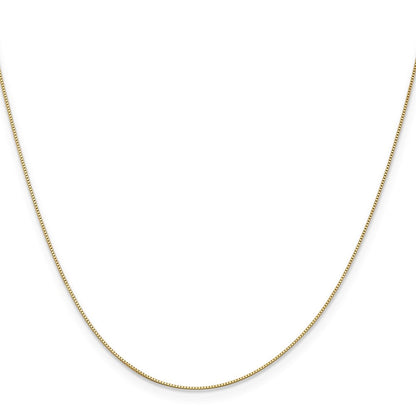 10K Gelbgold.5mm Baby Venezianer mit Karabinerverschluss Halskette