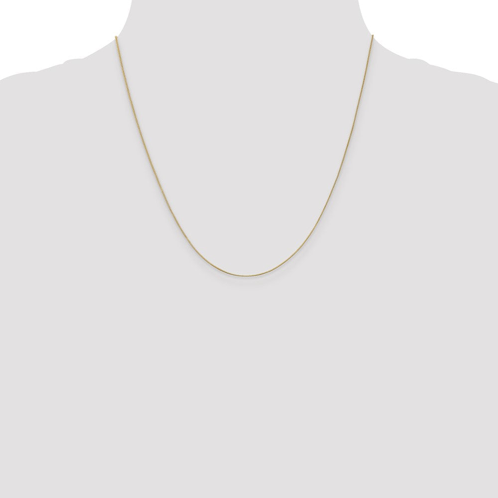 10K Gelbgold.5mm Baby Venezianer mit Karabinerverschluss Halskette