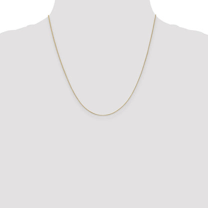 10K Gelbgold.5mm Baby Venezianer mit Karabinerverschluss Halskette