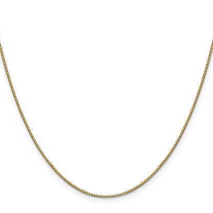 10K Gelbgold.9mm Venezianer Halskette
