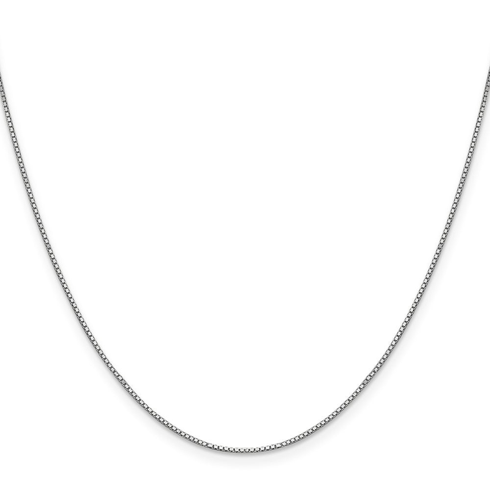 10K Weißgold.9mm Venezianer Halskette