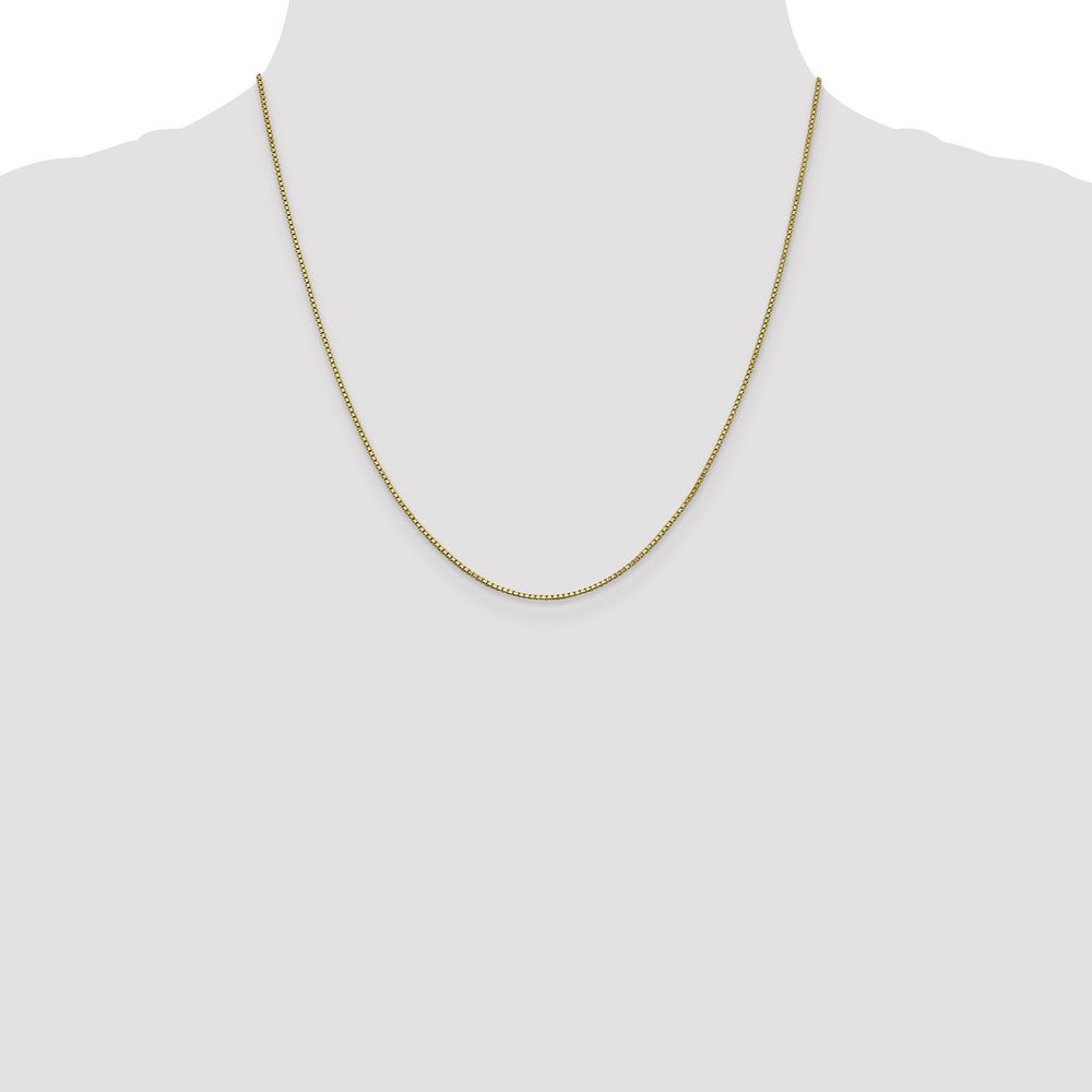 10K Weißgold 1mm Venezianer Halskette