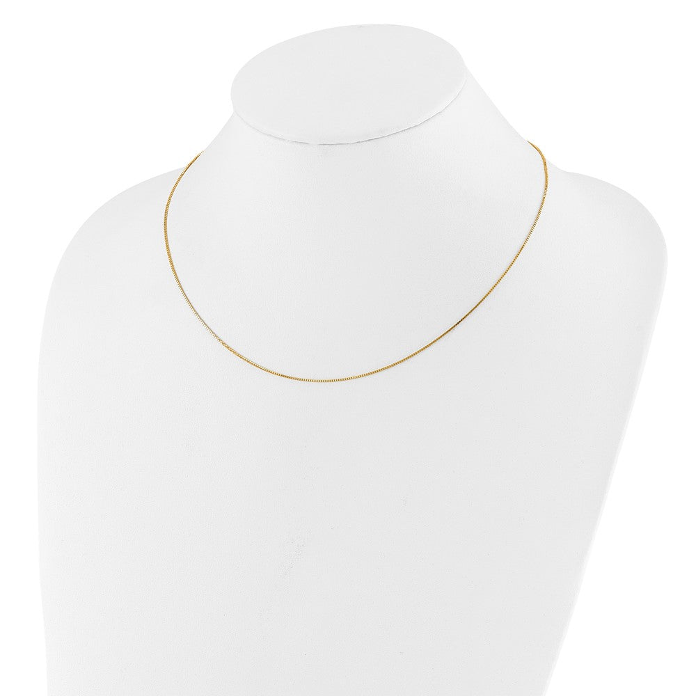 18 Zoll 10K Gelbgold.85mm Venezianer 1 Zoll+1 Zoll Verstellbar Halskette