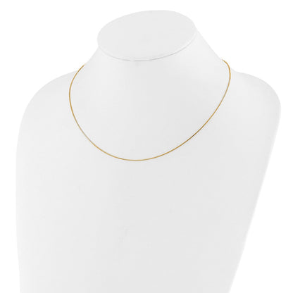 18 Zoll 10K Gelbgold.85mm Venezianer 1 Zoll+1 Zoll Verstellbar Halskette