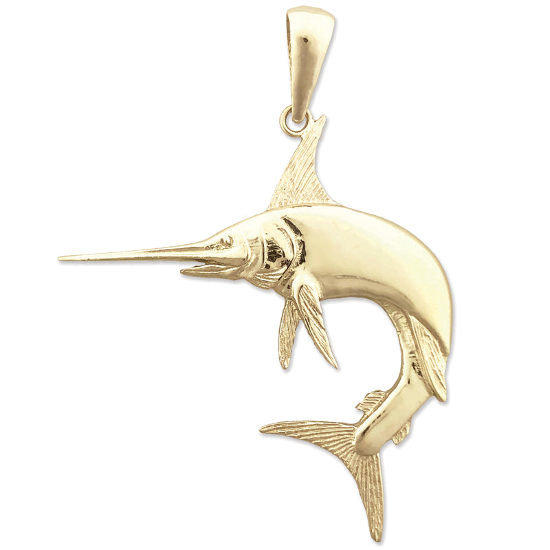 14K Gold Marlin Sportfisch-Anhänger