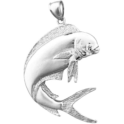 585 Gold Mahi Mahi Fisch Anhänger, 44 mm