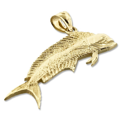 14K Gold Mahi-Mahi-Anhänger