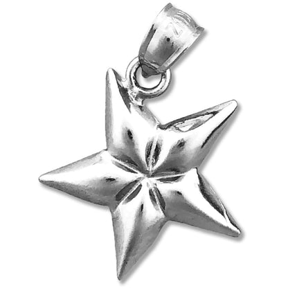 585 Gold Fünfzackiger Stern-Charm