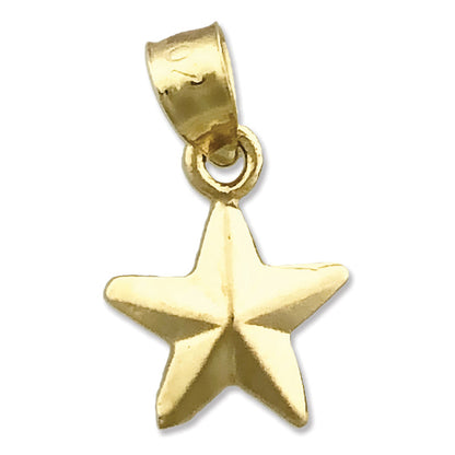 14K Gold Stern-Charm