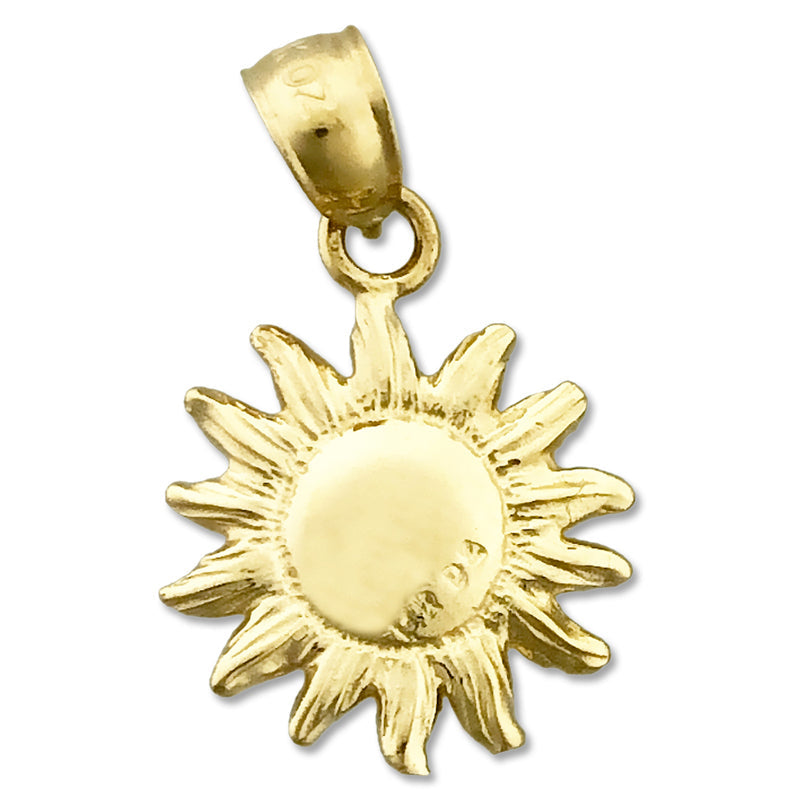14K Gold Sonne Charm