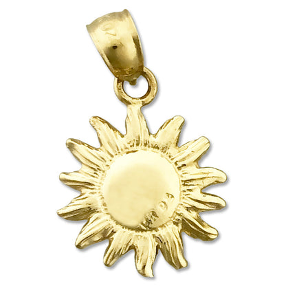 14K Gold Sonne Charm