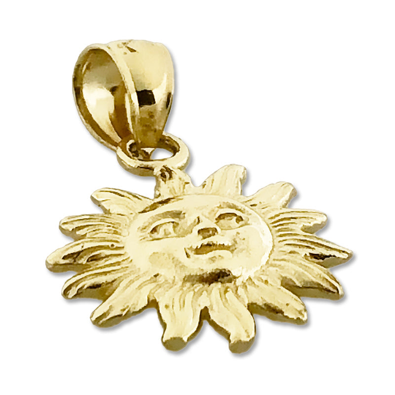 14K Gold Sonne Charm