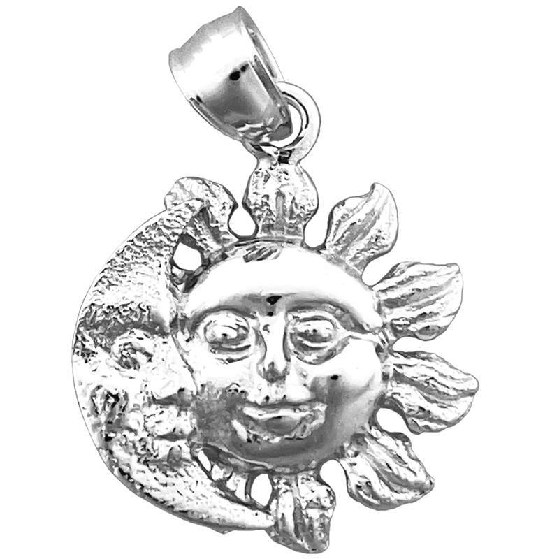 585 Gold Mond und Sonne Charm