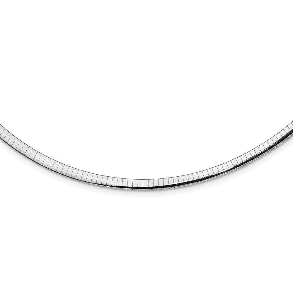 10K Bicolor 4mm Wendbar Omega Halskette