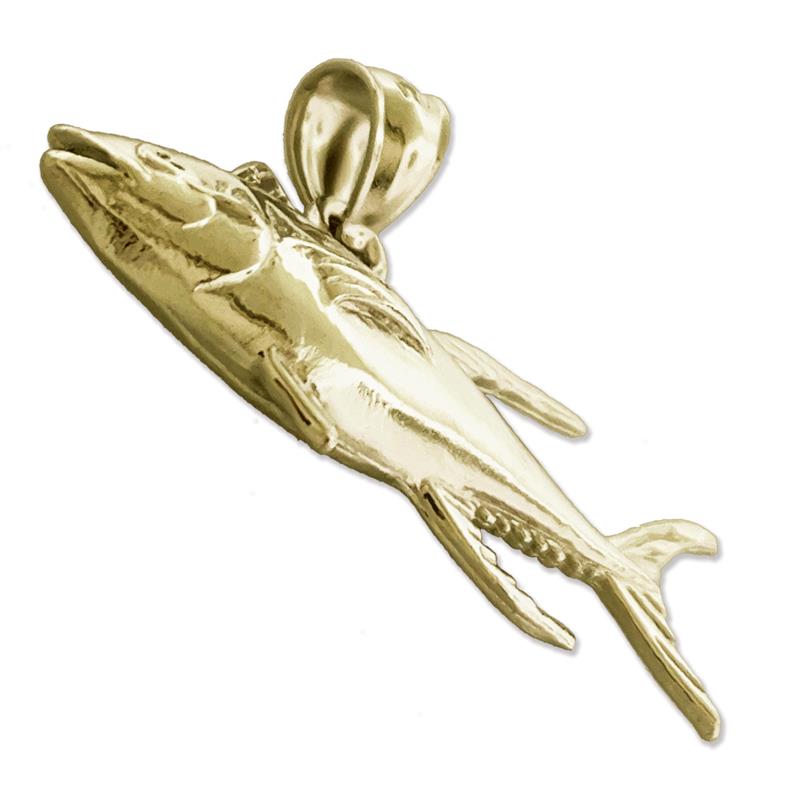 14K Gold 28MM Thunfisch-Anhänger