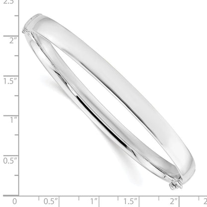 10K Weißgold 5.9mm Armreif