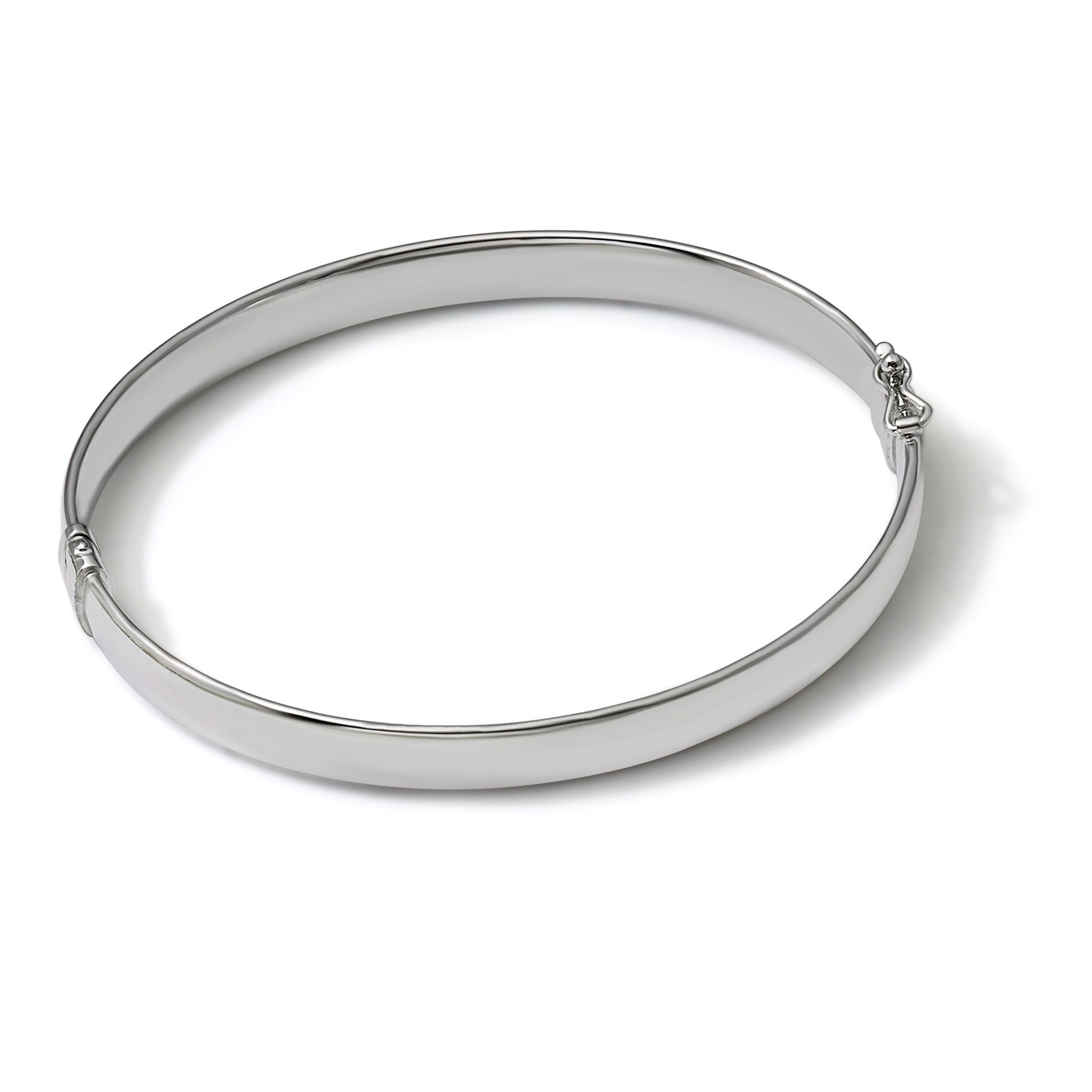 10K Weißgold 5.9mm Armreif