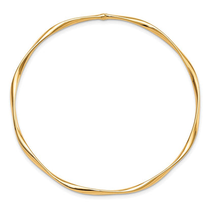 10K Gelbgold Schieber-on Armreif