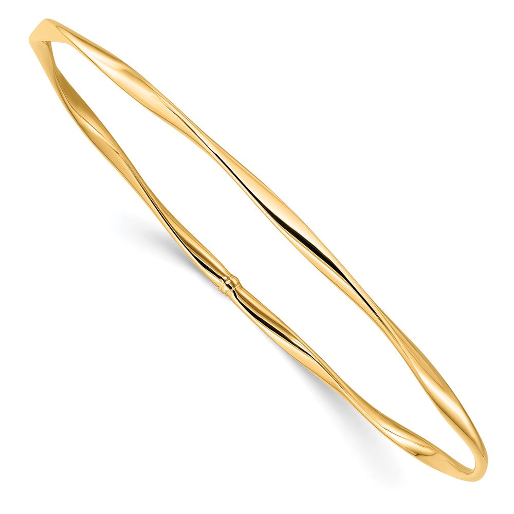 10K Gelbgold Schieber-on Armreif