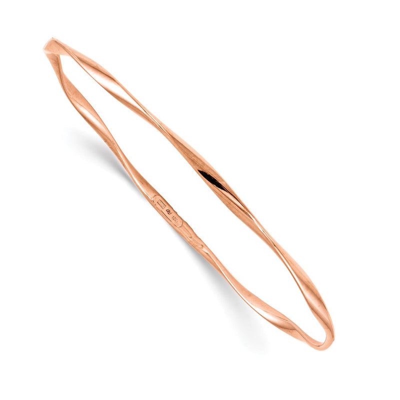 10K Roségold Schieber-on Armreif