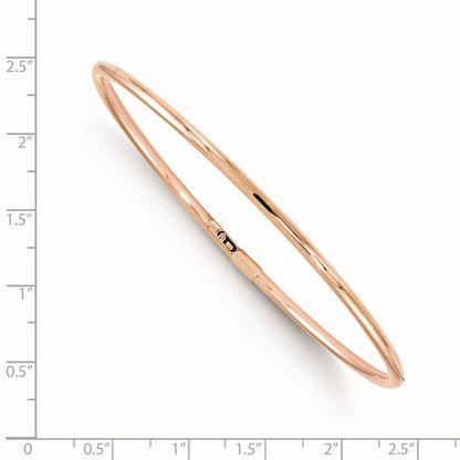10K Roségold Schieber-on Armreif