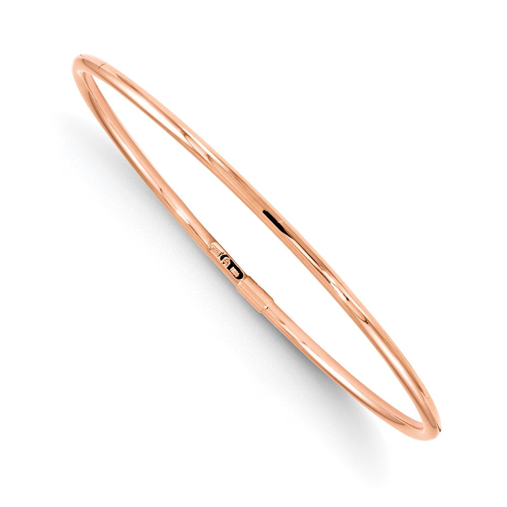 10K Roségold Schieber-on Armreif