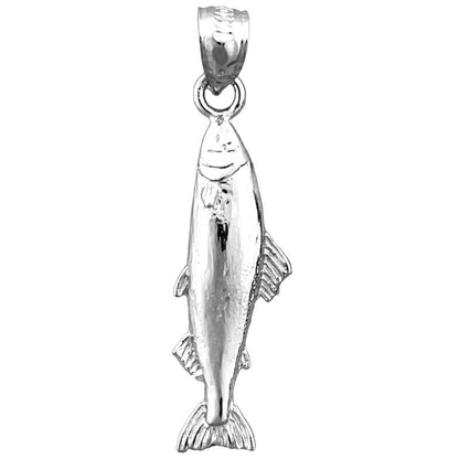 14K Gold Lachs-Charm