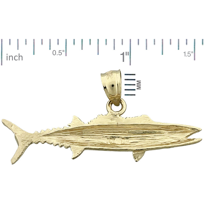 585 Gold Wahoo-Fisch-Anhänger