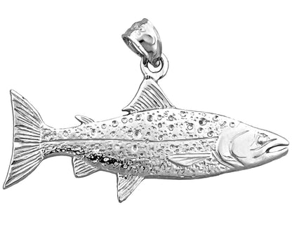 750 Gold 38 mm Lachs-Anhänger