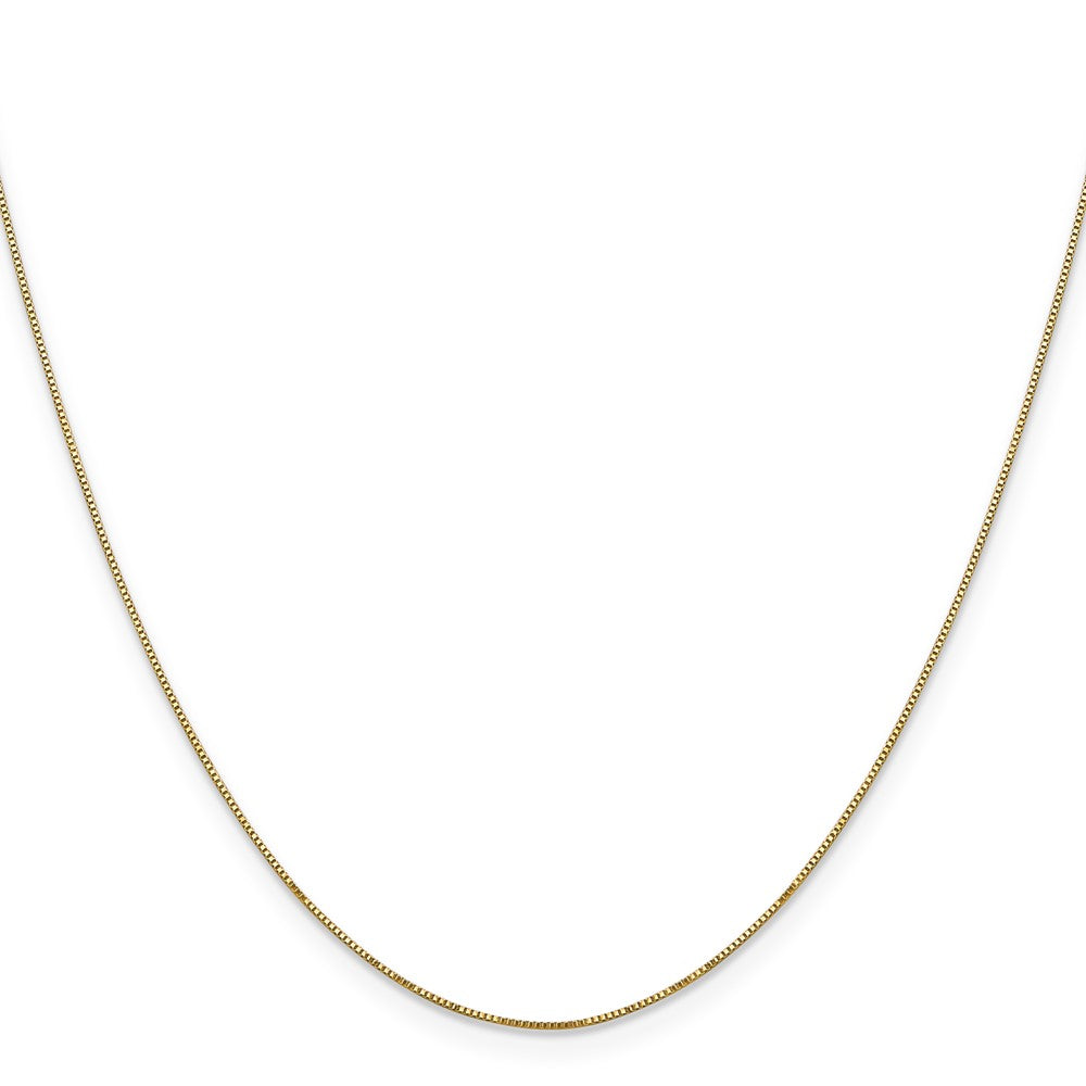 14K Gelbgold Carded.5mm Venezianer Glieder mit Federring Verschluss Halskette