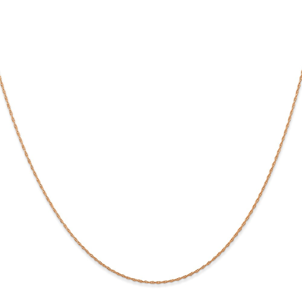 10K Roségold.5 Mm Ankerkette Kordel Halskette