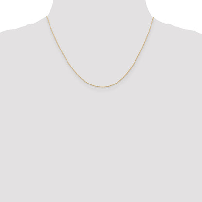 10K Roségold.5mm Carded Ankerkette Kordel Halskette