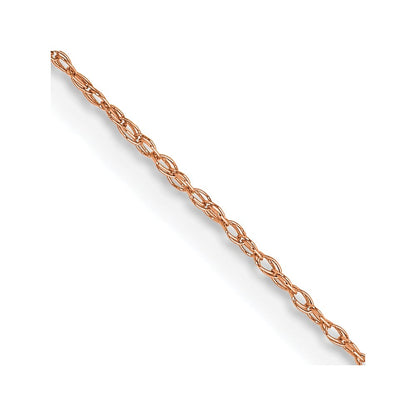 10K Roségold.5mm Carded Ankerkette Kordel Halskette