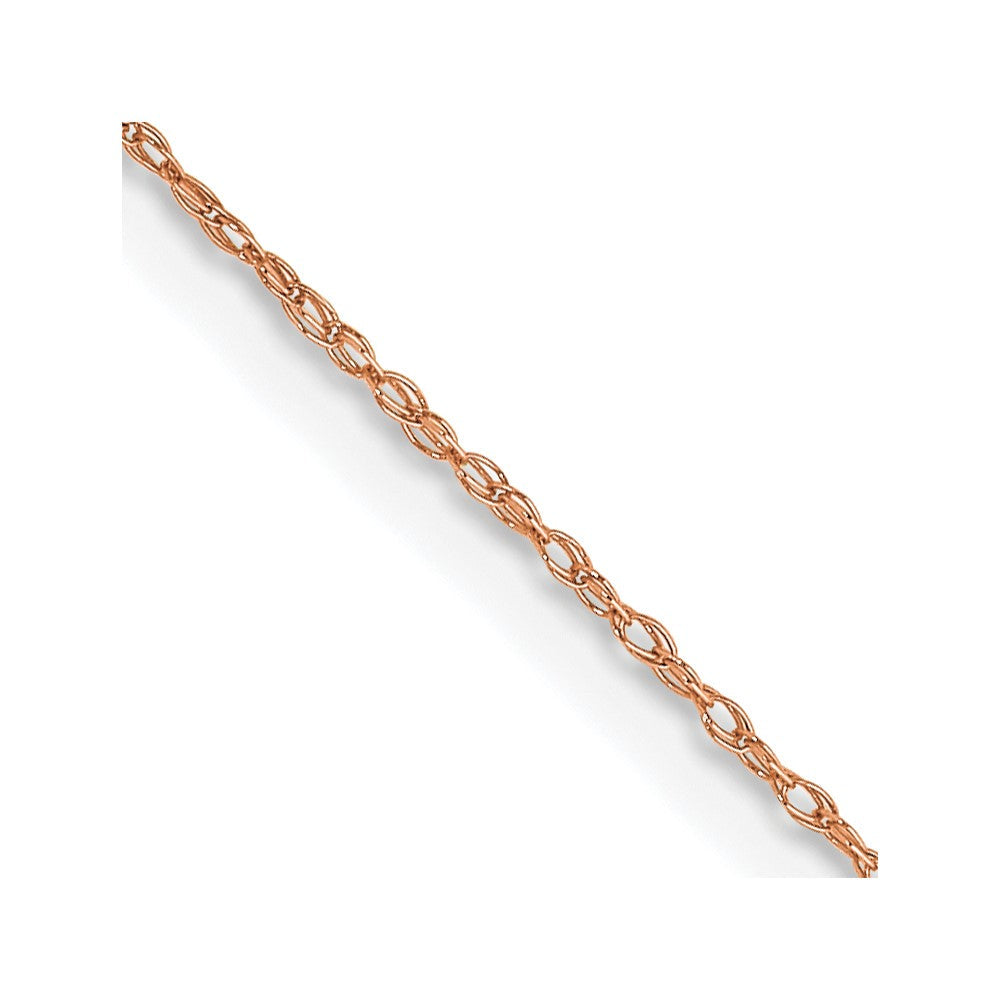 10K Roségold.5 Mm Ankerkette Kordel Halskette