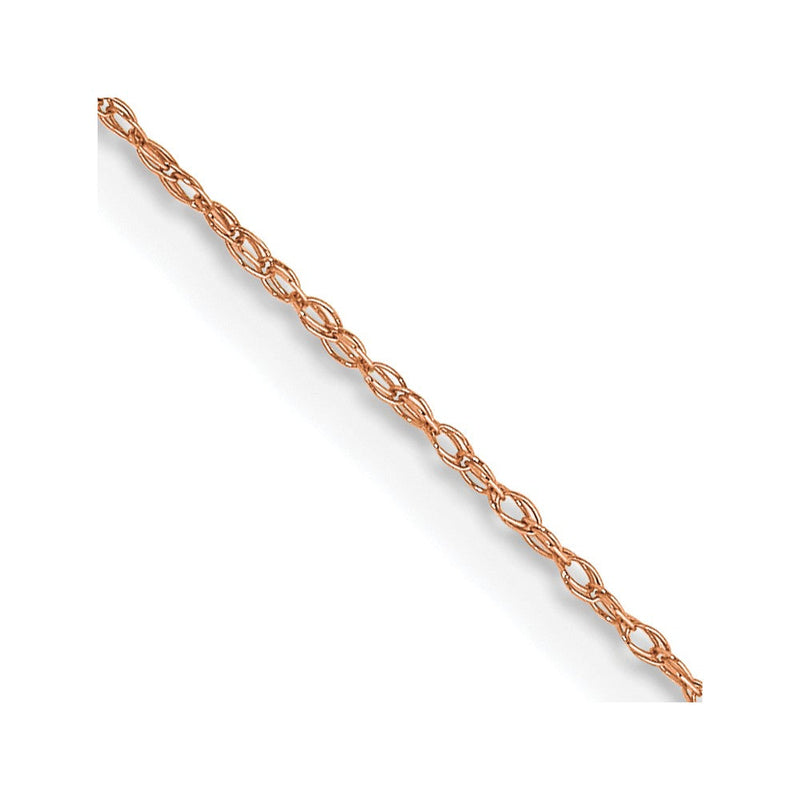 10K Roségold.5 Mm Ankerkette Kordel Halskette