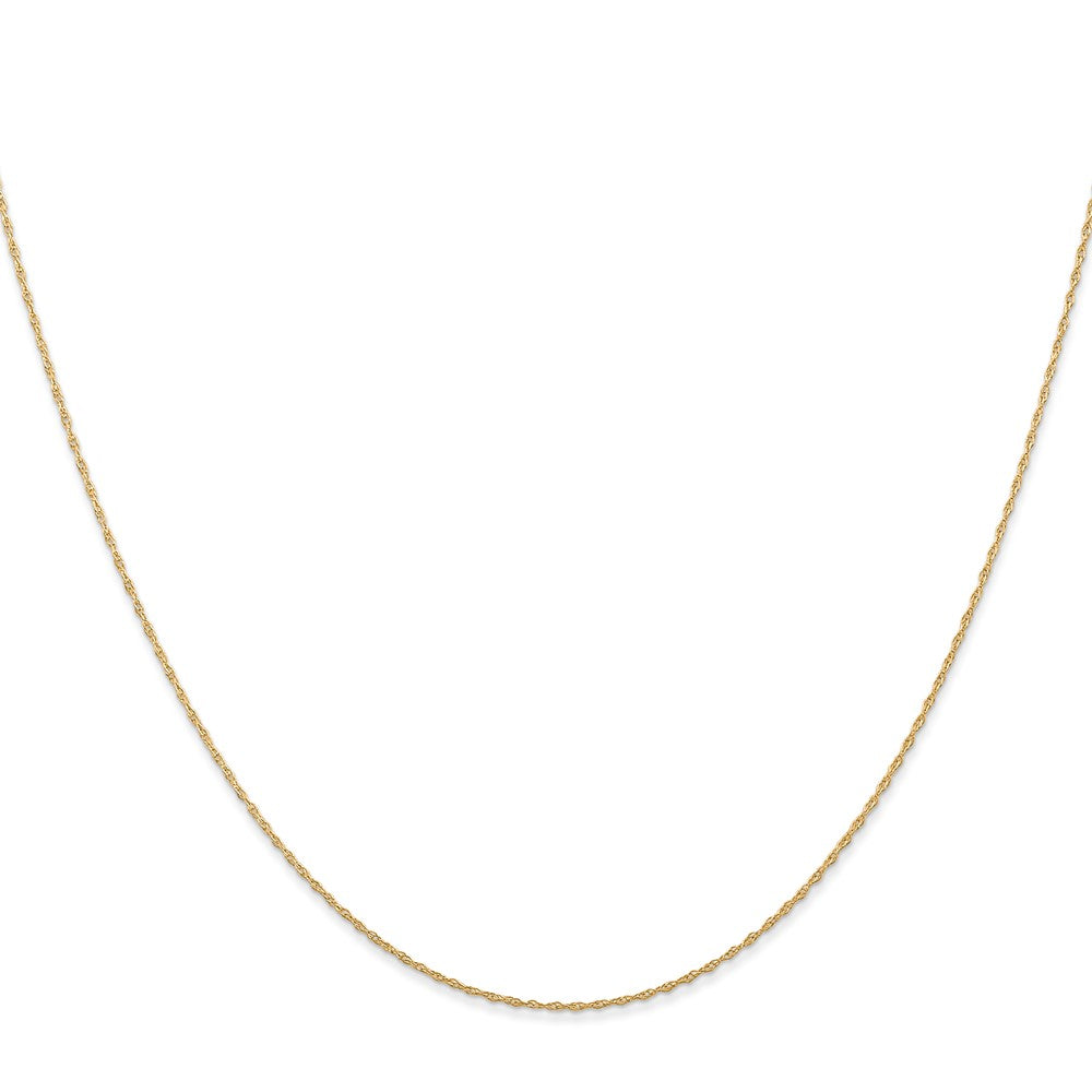14K Gelbgold.5 Mm Ankerkette Kordel Halskette