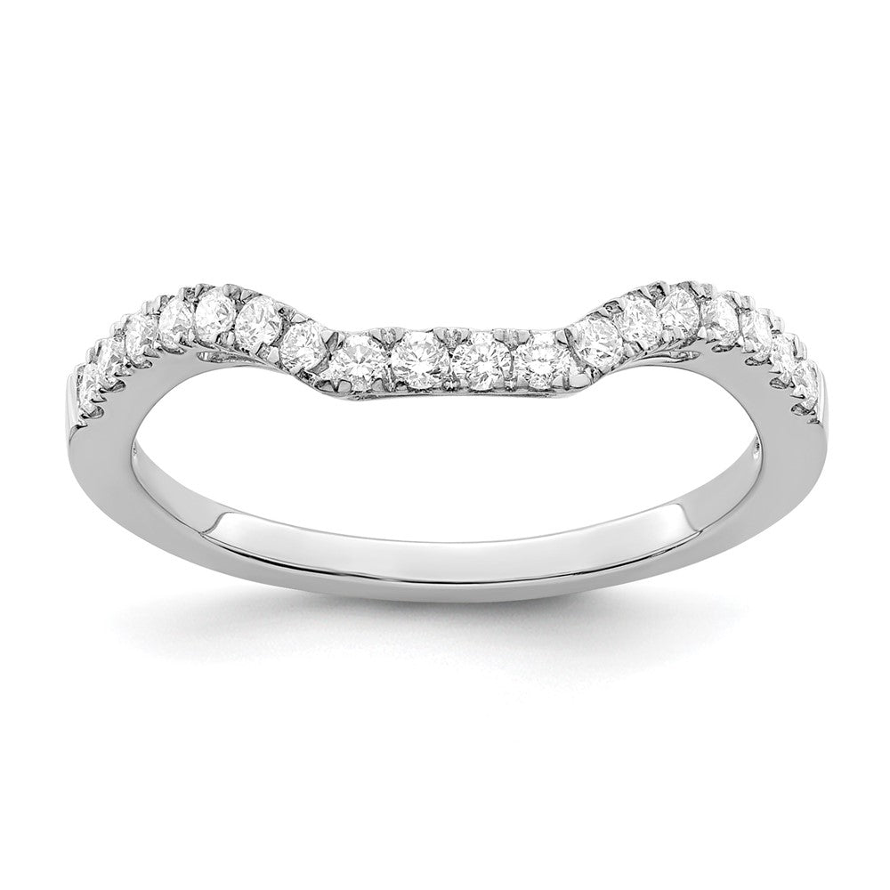 True Origin 14K Weißgold 1/4 Karat Im Labor Gezüchtet Diamant Vs+ F+ Komplett Ehering Ring