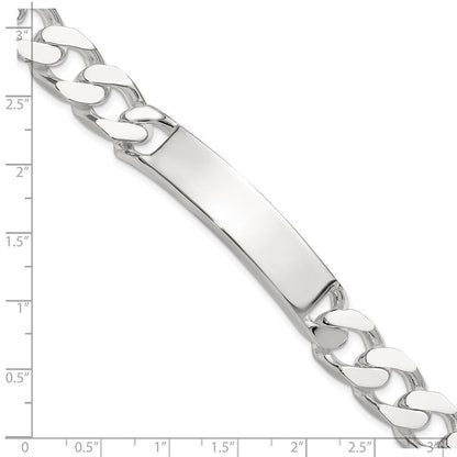 Sterlingsilber 8.5 Zoll Panzer Id Armband