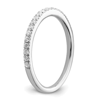 14K Weißgold 1/4 Karat Diamant Komplett Ehering Ring