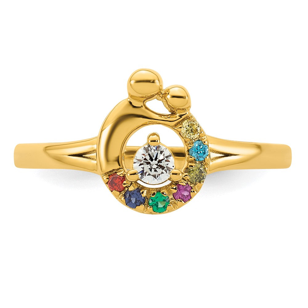14K Weißgold Diamant-Armreif