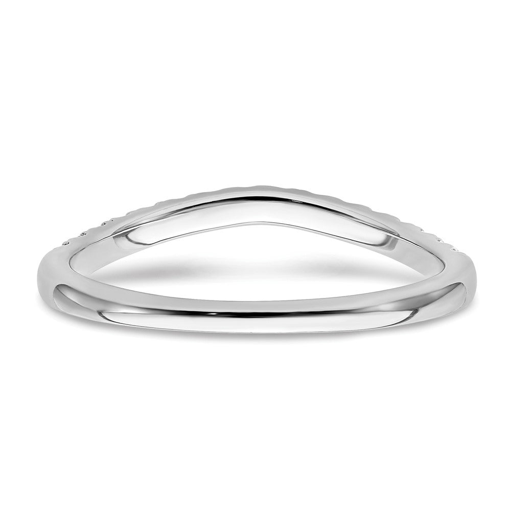 True Origin 14K Weißgold Set aus Zwei Kompletten Ehering-Ringen mit 0,5K Labor-Gezüchteten Diamanten VS+ F+