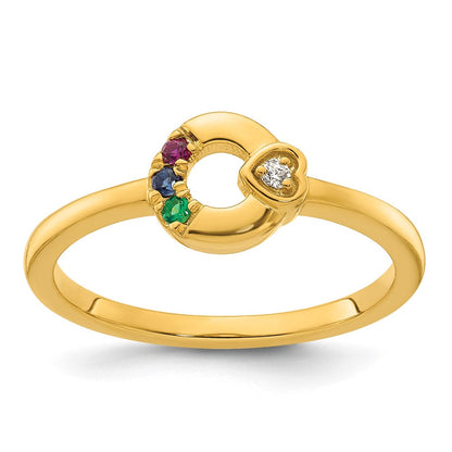 14K Weißgold Ehering mit 11 Diamanten in Kanalfassung