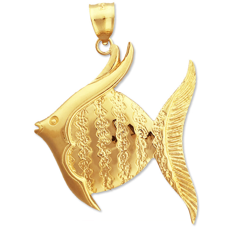 585 Gold Engelfisch-Anhänger